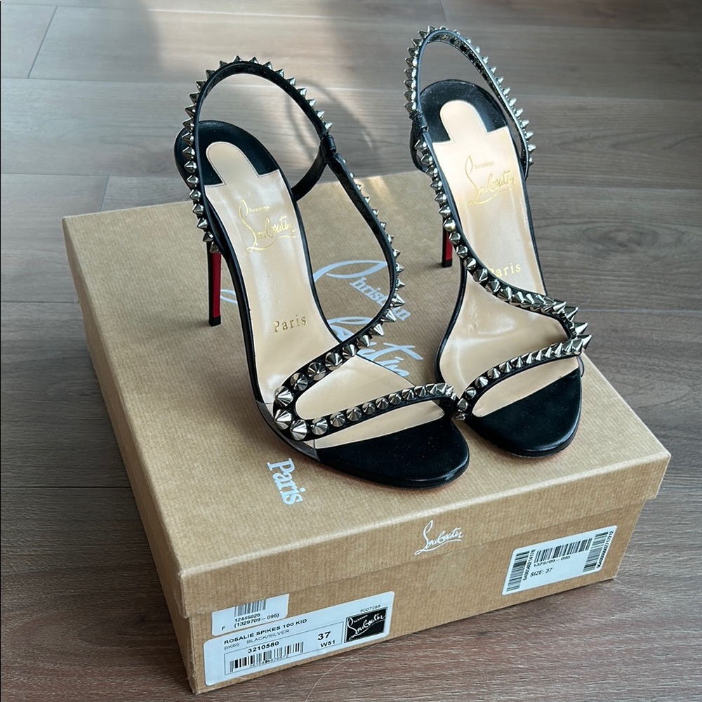 Christian Louboutin Rosalie Spikes 100 Sandals